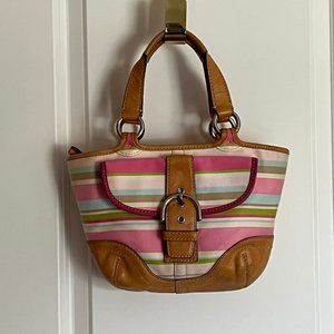 Coach Hampton Multi-Striped Bag